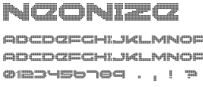 Neonize Regular font